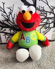 Playskool Sesame Street Singing ABC's Elmo plush  12" FREE SHIPPING