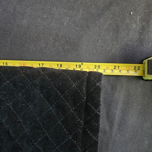 Marc by Marc Jacobs Black Quilted Jacket Size 0 Velour Gold Buttons Grandmacore - Picture 11 of 12