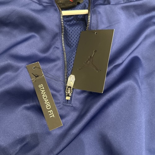 Nike Air Jordan Wings Classic 1/4 zip pull over taglia XXL MSRP $125 blu AO0406-455 - Foto 6 di 7