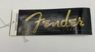 Fender Logo Sticker Guitar Amplifier Bumper Band Gold