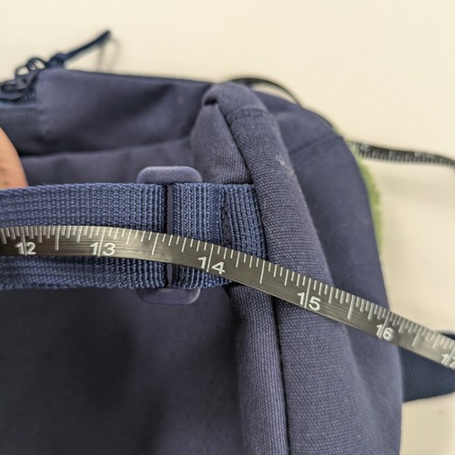 Sunrise Mini Backpack Carpet Shag Style Toddler Bag Adjustable School Navy Blue - Picture 9 of 10