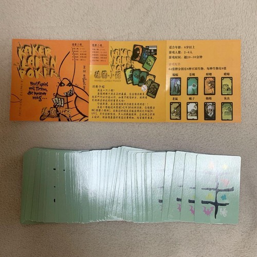 Cockroach Poker Set International Edition Orange Deceitful Card Game 8 Types - Picture 22 of 24