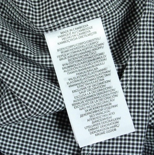 Camisa Polo Ralph Lauren Grande y Alta Para Hombre 4XLT Manga Larga Botón Delantero Negra Chk - Imagen 6 de 7
