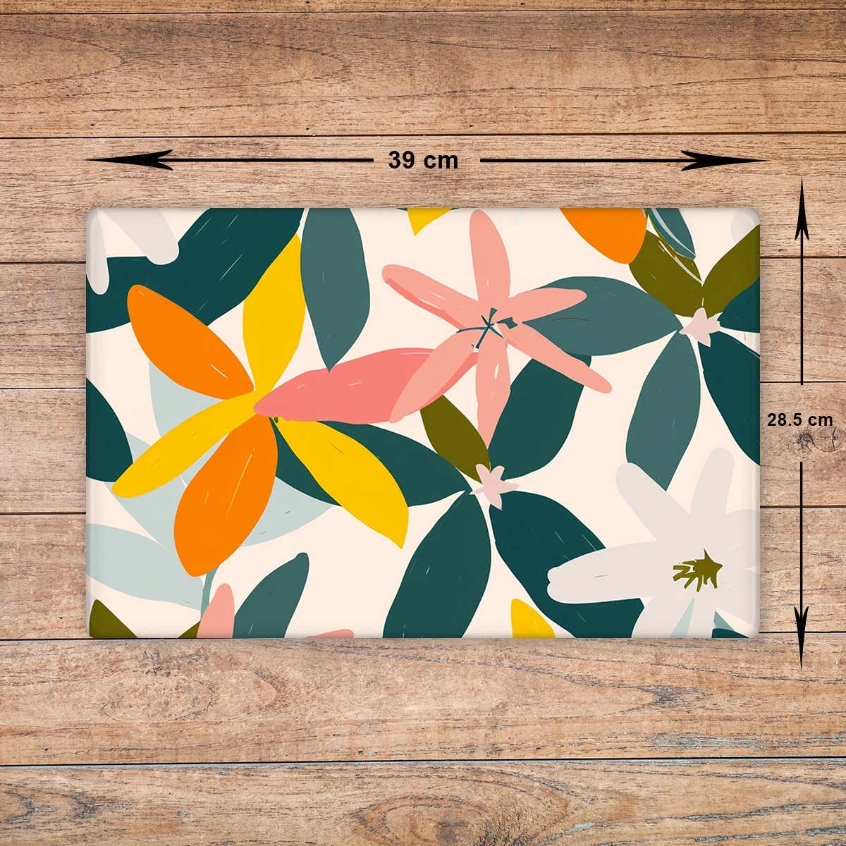 Flowers Glass Chopping Board - Cutting Board Worktop Saver Green Pink Orange A3
Opens in a new windo