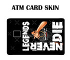 Sidhu Moosewala Legends Never Die Credit Card Sticker | Debit Card Vinyl Skin