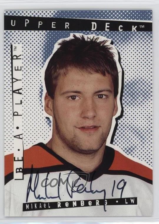 1994-95 Upper Deck Be a Player Signatures Mikael Renberg #24 Auto