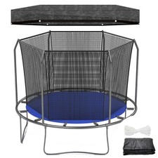 Trampoline Cover Round 6 Holes Black Sunshade Tent Top Cover Sunblock Shade C...