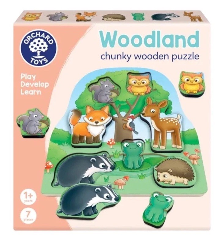 Orchard Toys Woodland Chunky Wooden Puzzle