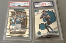 2 Card Graded Rookie Lot Trevor Lawrence 2021