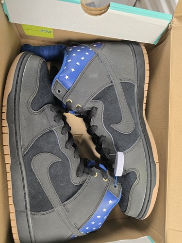Nike Sb Dunk High Captain America Stars