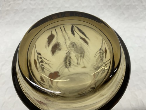 Vintage Libbey Libby Butterfly Wheat Drinking Glass MCM Defect in Glass - Picture 13 of 14