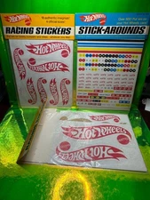 LOT 1969 SEALED UNOPENED Hot Wheels Stickers Racing Decals Stick-Arounds HW