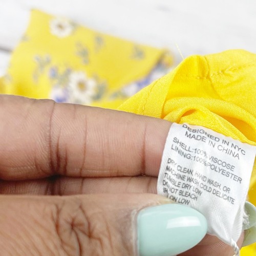 Falda para mujer Yumi Kim Live it Up floral envolvente con dobladillo asimétrico talla grande - Imagen 5 de 5