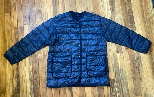 EVERLANE The ReNew Channeled Liner Lightweight Puffer Pockets Jacket Coat Size M - Picture 2 of 24