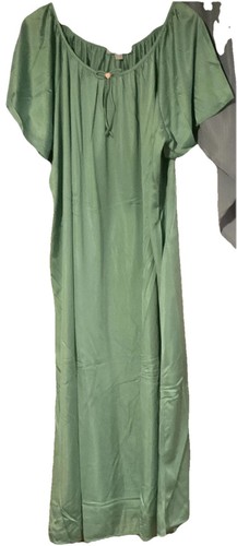 Only Necessities Plus Size 2-Pack Long Silky Gowns TEAL&BLUE - 第 3/11 張圖片
