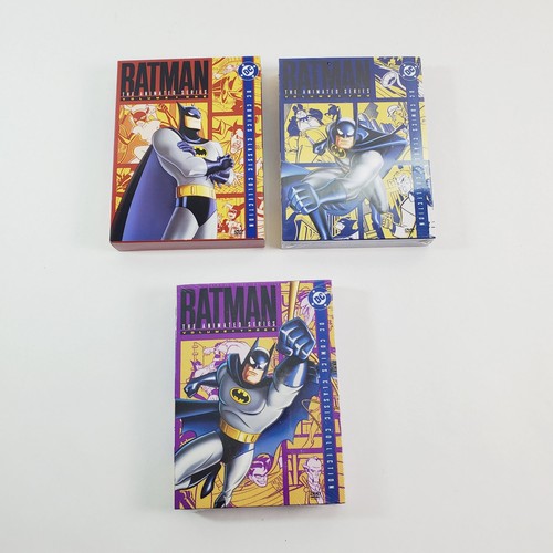 Batman The Animated Series Volumes 1-3 DVD Box Sets 4-Disc - Picture 1 of 5