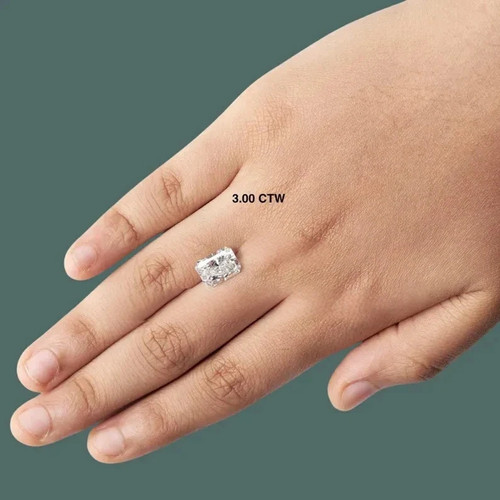 Diamante CVD cultivado en laboratorio suelto 7 mm radiante color D SI diamante certificado claridad - Imagen 16 de 17