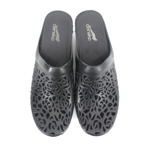 Sandalias zuecos de mula moldeadas Dansko Pippa para mujer talla US 10 EU 41 zapatos negros - Imagen 3 de 11