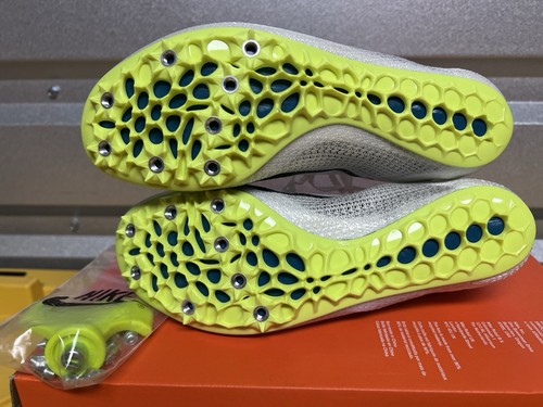 NIKE AIR ZOOM SUPERFLY ELITE 2 TRACK FZ9662-100 ALGAE SPIKES Sz 4.5/WMN 6 No Lid - Picture 5 of 7