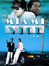 Miami Vice - Season 2 (DVD, 2005, 3-Disc Set) Classic 1980's TV Good Condition