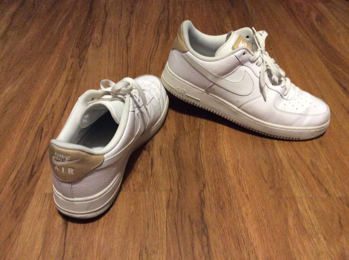 Nike Air Force 1 Low 07 Lv8 White Vachetta Tan Shoes For Men  display picture 2