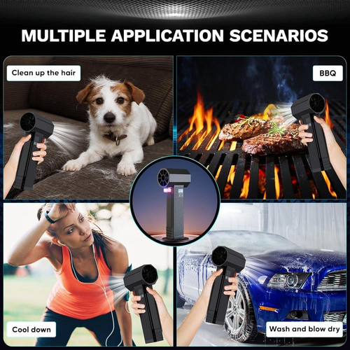 Oversize Turbo Dryer Blower for Car, Thrust up to 3.5LB, Maximum Power 750W & 64 - Picture 9 of 9