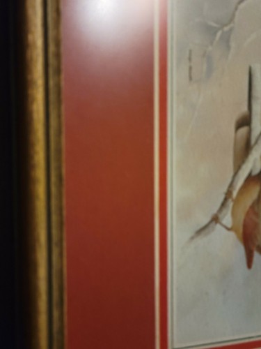 George Shumate Vintage Red Cardinal gerahmtes Kunstwerk - Bild 5 von 7