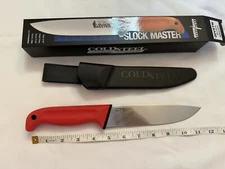 Cold Steel Tim Wells Slock Master Scalper 6.5" Fixed Blade w/ Sheath - 20VSTW