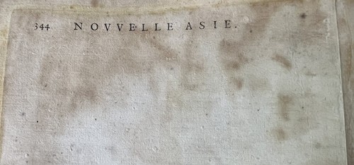 1631 ASIEN Karte von Henricus Hondius II ANTIK Original China Japan Korea - Bild 15 von 18