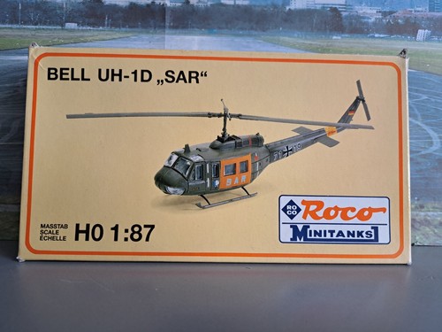Roco Minitanks 434 Leerkarton Bell UH 1D SAR Heer Bundeswehr 1:87H0 Wiking Herpa