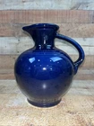 Fiestaware Pitcher Carafe 8 1/2" Cobalt Blue With Handle HLC USA