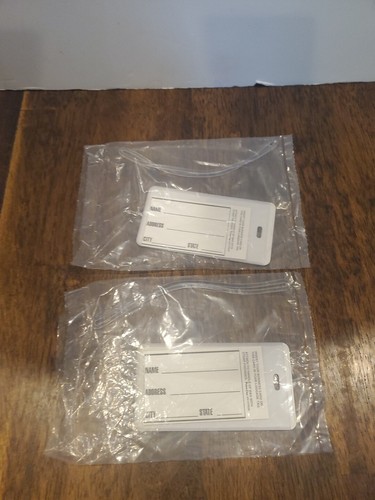 Vintage Midwest Express Airlines Hard Plastic Luggage Bag Tag New Unused Set 2 - Picture 14 of 20
