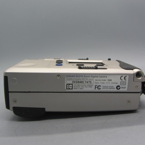 Kodak Digital Camera EasyShare DC215 Zoom 1.0MP Silver Tested - Picture 7 of 8