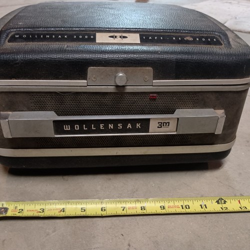 VINTAGE REVERE REEL TO REEL SUITCASE TAPE RECORDER WOLLENSAK - Picture 4 of 11
