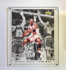 1994 UDA (1992-93 UD) Michael Jordan (TEAM MVP) #TM5 (8.5"X 11") !!! /2,300 !!!