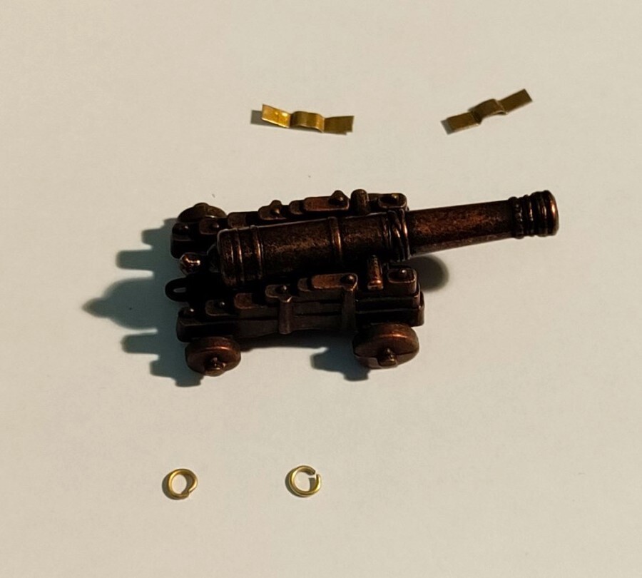 Wood Ship Model Fittings Parts 36mm Bronze Metal Cannon w/ trunnions eBay