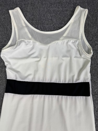 Lang Man Yi Shen Dress Women S White Black Mesh bodycon - Picture 2 of 6