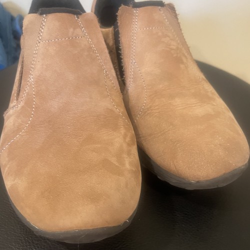 Merrell Boys Jungle Moc Slip On Nubuck Size 6 M Big Kid Brown Tan - Picture 4 of 8