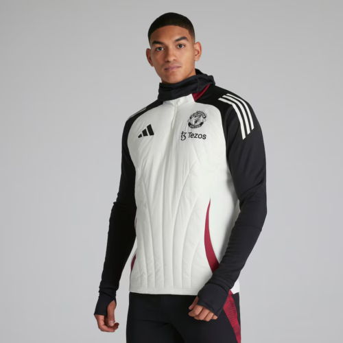 adidas X Manchester United Tiro 24 Winterised Top White JE3743 SIZE XL - Picture 2 of 15