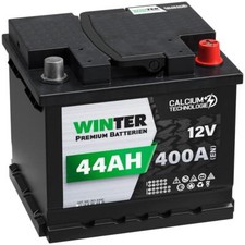 Autobatterie WINTER 12V 44Ah Starterbatterie Wartungsfrei ersetzt 45Ah 46Ah 47Ah
