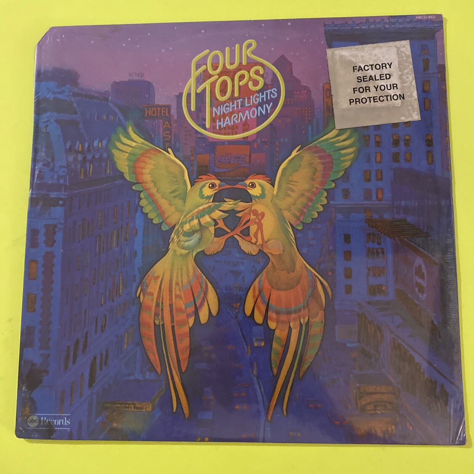 FOUR TOPS - NIGHT LIGHTS HARMONY (1975 LP) ABCD-862 BRAND NEW FACTORY SEALED