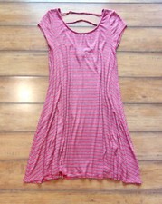 AMERICAN EAGLE OUTFITTERS ~ Small ~ BEACHY STRAPPY BACK Trapeze Swing Dress 007