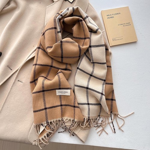 Frauen Lange Warme Tartan Plaid Wraps Schal Stola Schal Schals Winter > - Bild 20 von 20