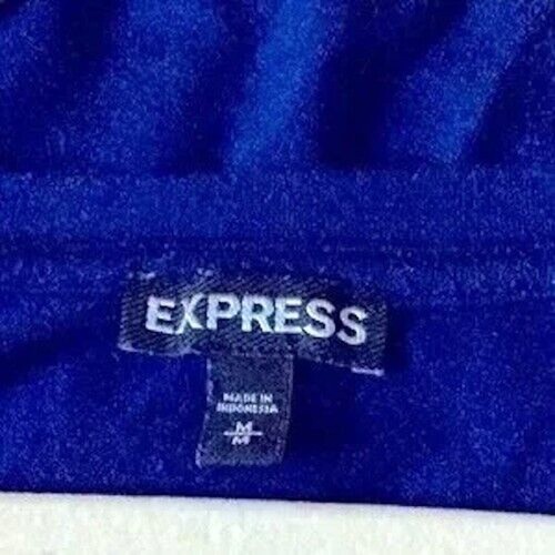 Express Women’s Top Size-Medium ***Small Pull On The Back-See Photo Navy Blue. - Picture 7 of 7
