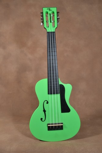 Eddy Finn Plastic Green Ukulele - Picture 2 of 5
