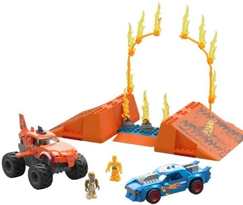 MEGA Construx Hot Wheels Tiger Shark Chomp Course Monster Truck