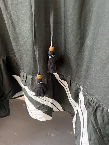 Maaji Poncho Schwimmen Überziehen Kleid Damen Größe Large schwarz weiß neu mit Etikett $ 89 - Bild 2 von 12