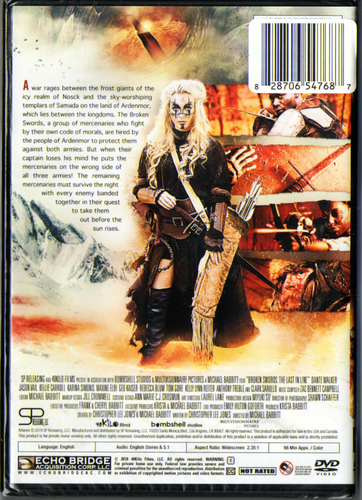 Broken Swords- The Last In Line (DVD 2019) Dante Walker-Jason Vail-Kellie Carrol - Picture 2 of 2