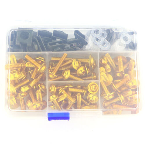 Fairing Bolts Kit Screws Aftermarket Fit For Yamaha YZF-R1 YZF-R15 YZF-R1M Red - Picture 6 of 12