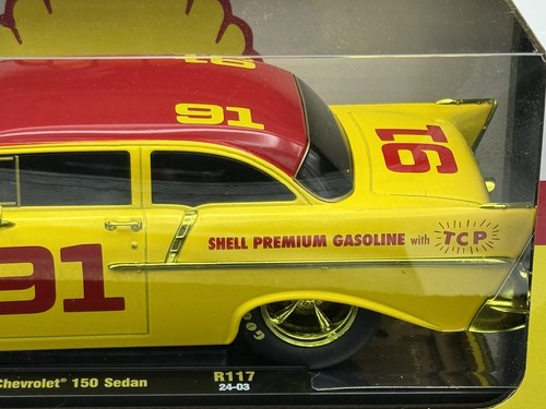 M2 Machines 2024 **CHASE** 1957 Chevrolet 150 Sedan “SHELL” **CHASE** 1:24 Scale - Picture 5 of 9